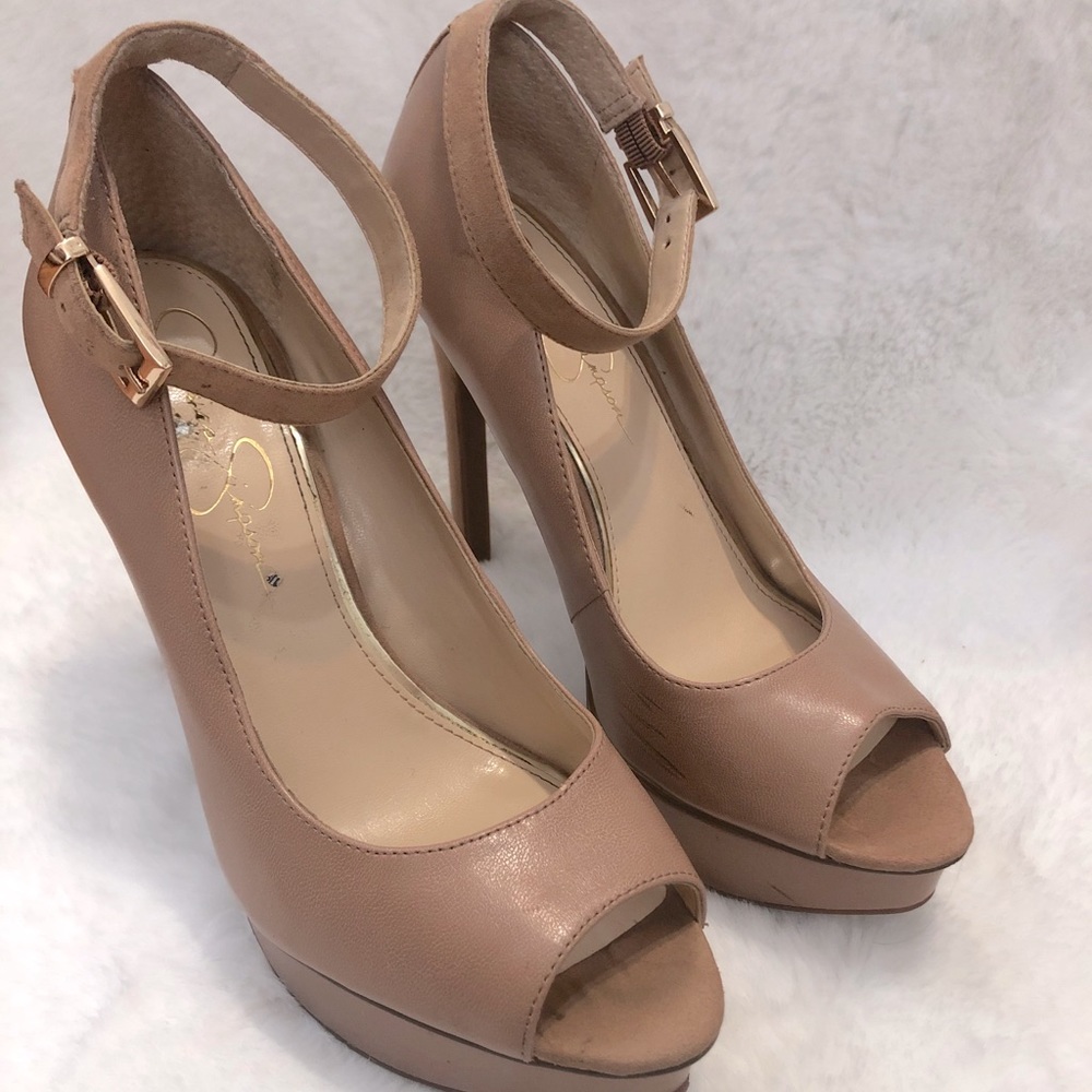 ✨Jessica Simpson Nude Heels✨